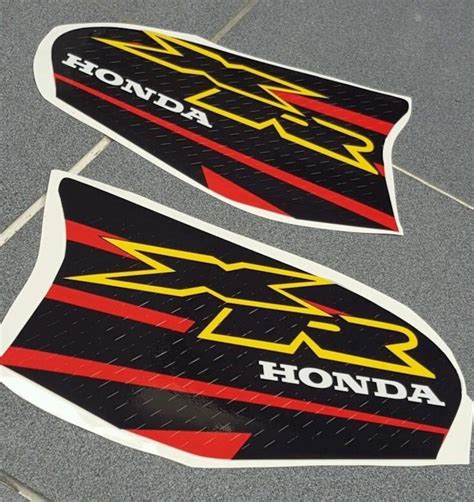 Honda Xr Honda Xr Xr Fuel Tank Gas Tank Decals Stickers