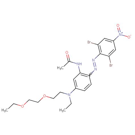 Acetamide N Dibromo Nitrophenyl Azo Ethoxyethoxy