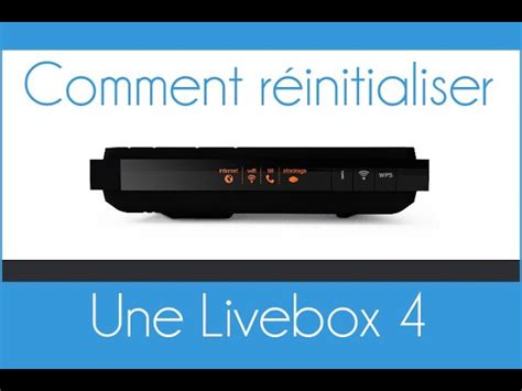 Introduce 108 imagen réinitialisation livebox orange fr thptnganamst