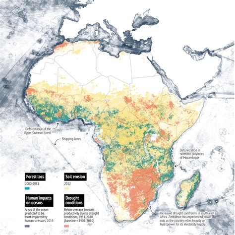 Deforestation In Africa Map