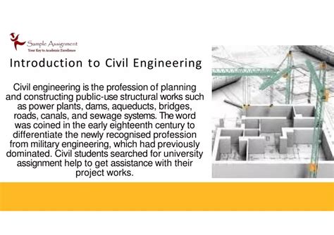 PPT Introduction To Civil Engineering PowerPoint Presentation Free