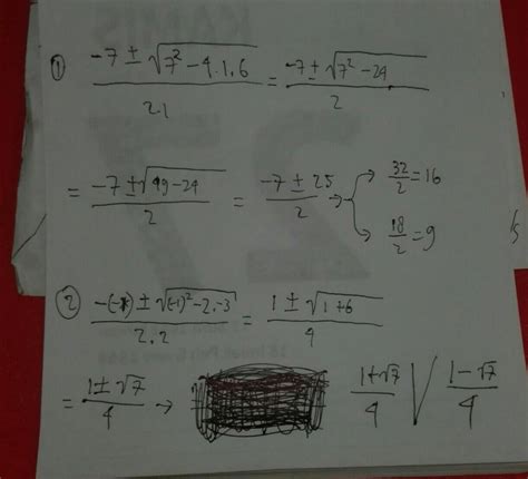 Tentukan Himpunan Penyelesaian Persamaan Kuadrat Berikut Dengan Rumus