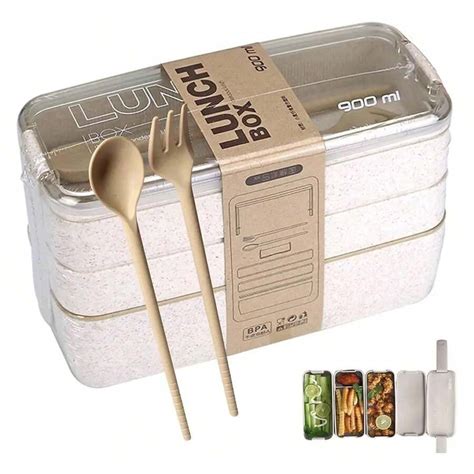 Super Marmita Lunch box 900ml Fitness quente frio 3 divisórias SHEIN