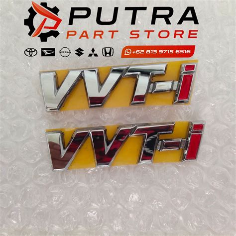 Logo Emblem Dual VVTI VVT I Calya Sigra Kecil Original Quality 1Pc