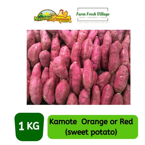 Farm Fresh Village Kamote Sweet Potato Orange Variety Depending On