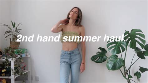 Second Hand Summer Haul Vinted Vintage And Charity Shop Finds Youtube