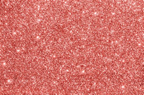 Coral Pink Glitter Background