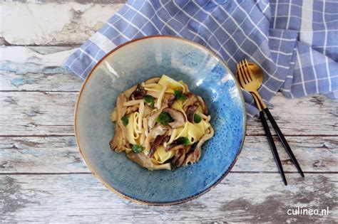 Pappardelle Met Paddenstoelen En Roomsaus Culinea Nl