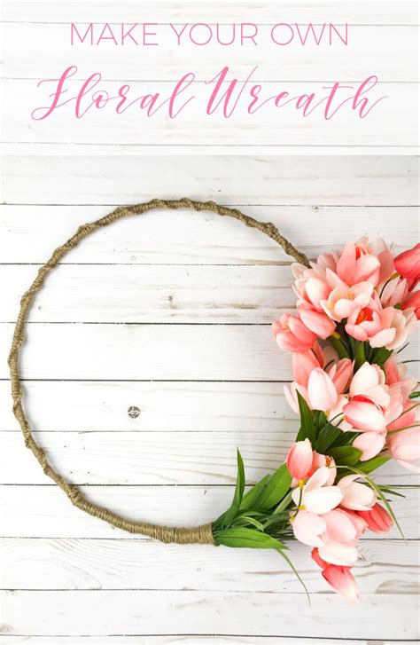 Diy Floral Wreath — Doodle And Stitch