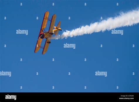 Us Army Boeing Stearman Biplane Banque De Photographies Et Dimages à