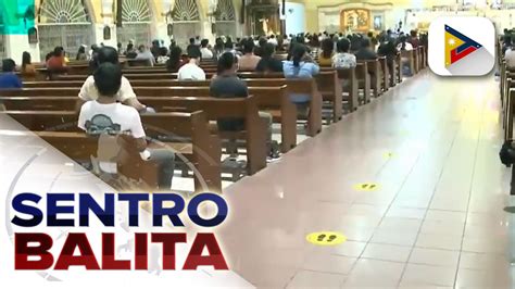 Health Protocols Mahigpit Na Ipinatupad Sa Unang Araw Ng Simbang Gabi