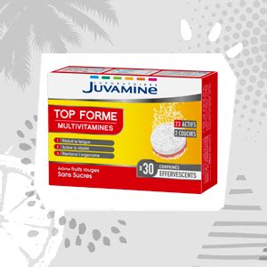 JUVAMINE Top Forme Vitalité Tonus 12 Multivitamines 10