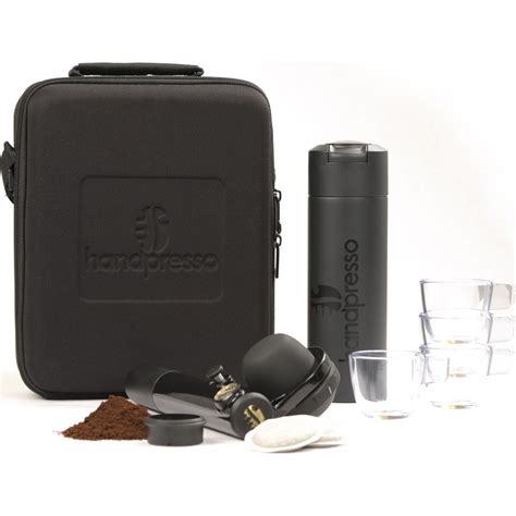 Handpresso Wild Hybrid Manual Espresso Maker Set Black/Brown ...