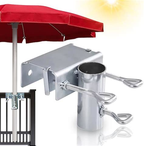 Support Parasol Balcon Porte Parasol En M Tal Pince De Table Pour