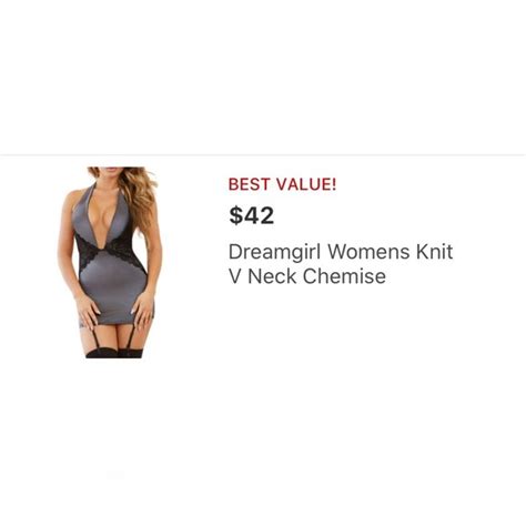 Dreamgirl Intimates Sleepwear Dreamgirl Satin Chemise Garter Lingerie Set Poshmark