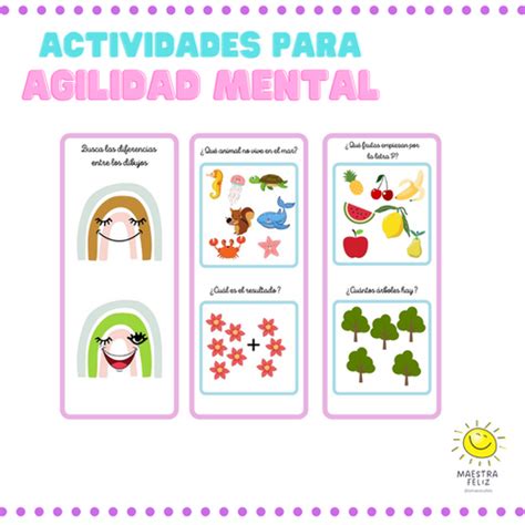 Actividades Para La Agilidad Mental My Site