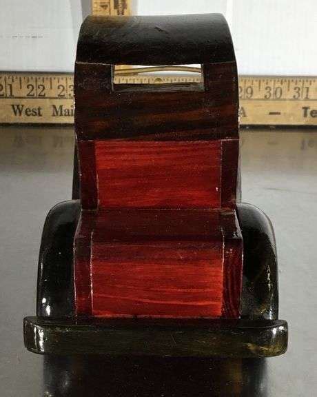 Vintage Wooden Model Car - Sherwood Auctions