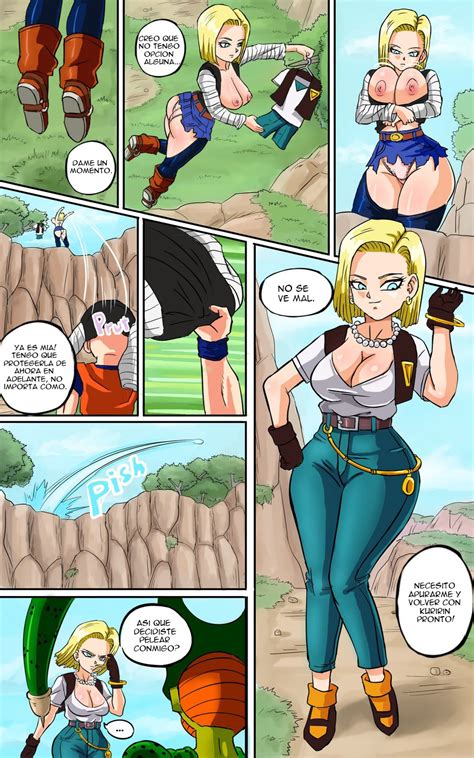 Android 18 Meets Krillin