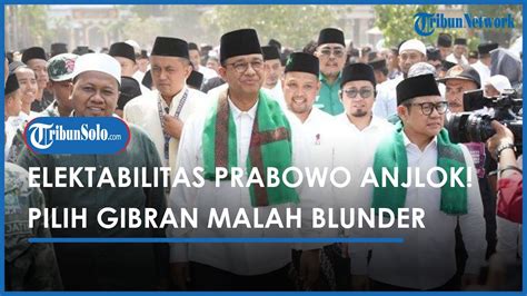 Survei Indikator Elektabilitas Prabowo Turun Usai Pilih Gibran