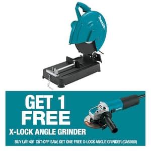 Makita In Cut Off Saw With Tool Less Wheel Change Lw