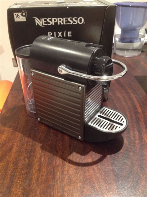 Nespresso Pixie Coffee Machine Electric Titanium In Staines Upon