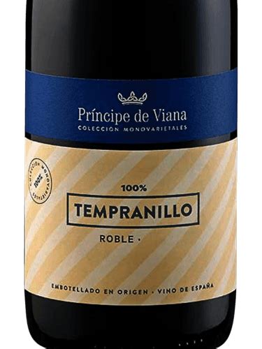 2015 Bodegas Príncipe de Viana Colección Monovarietales Tempranillo