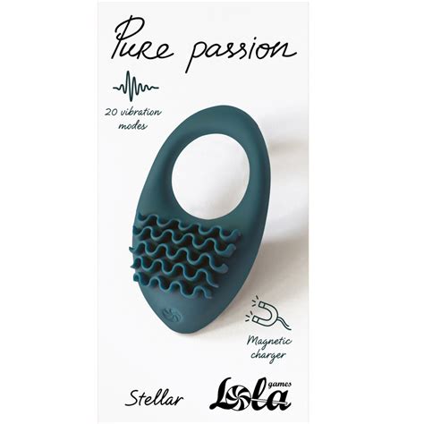 Вибриращ пенис пръстен презареждащ се Cockring Pure Passion на ХИТ цена Dildo bg