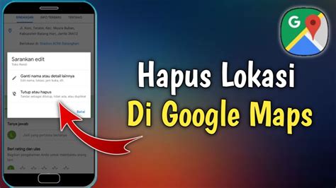 Cara Menghapus Lokasi Di Google Maps Hapus Titik Lokasi Di Maps Youtube