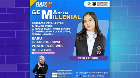 Live Gema Millenial Gema Randik Muba Bersama Pita Lestari Pelukis