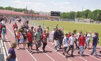 Ola Middle School students walk for cure | News | henryherald.com