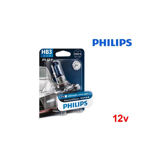 Lâmpada Halogéneo HB3 65W 12V Philips DiamondVision Pack Individual