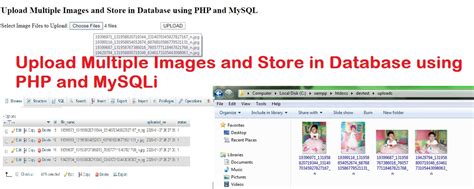 Upload Multiple Images And Store In Database Using Php And Mysqli