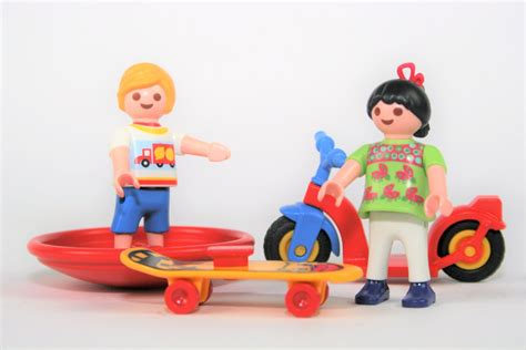 Playmobil Kinderen Met Buitenspeelgoed Re Playmo