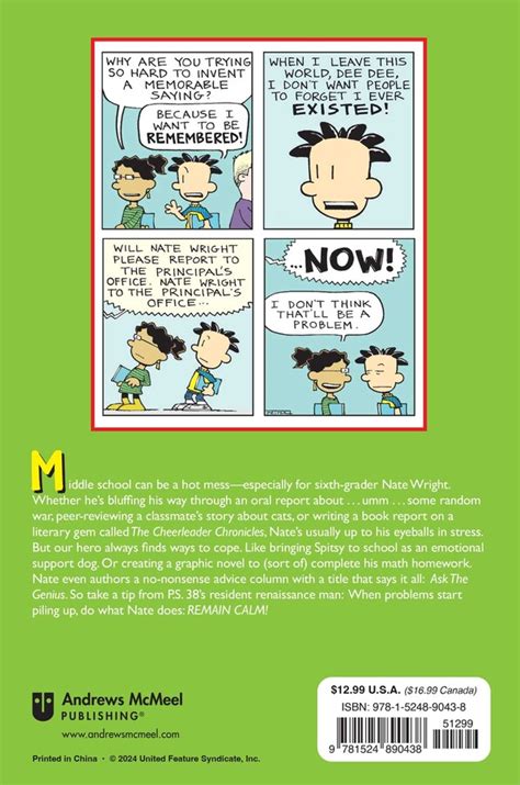 Big Nate Remain Calm Book By Lincoln Peirce Official Publisher Page Simon And Schuster