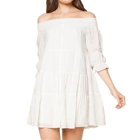 Sugarlips Dresses New Sugarlips Womens Aveda White Off The Shoulder