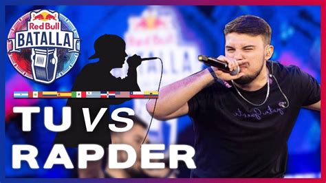 Tu Vs Rapder Formato Red Bull Ryzer Rap Youtube