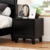 Modern Simplicity Mocha Solid Wood Drawer Nightstand