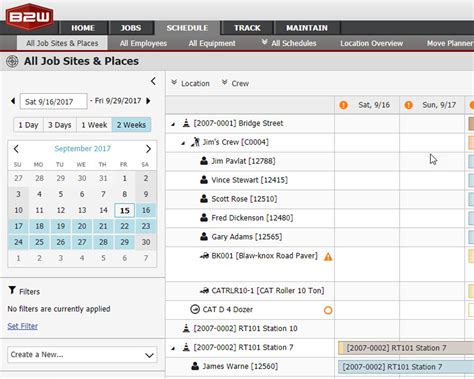 Construction Project Scheduling And Resource Dispatching Software B2w