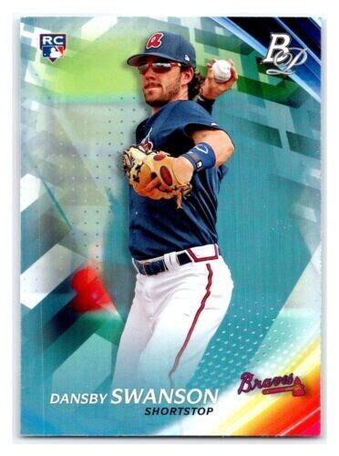 2017 Bowman Platinum 78 Dansby Swanson Rookie Atlanta Braves RC EBay