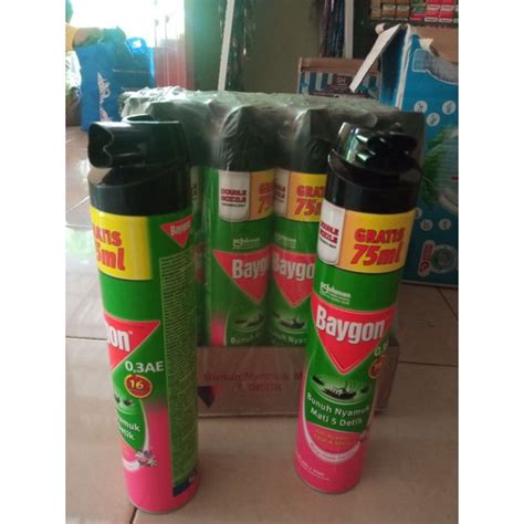 Jual BAYGON SEMPROT NYAMUK 600 75ML WANGI FLOWER GARDEN Shopee Indonesia