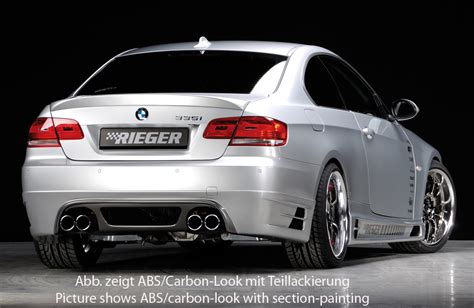 Rieger Heckansatz Carbon Look F R Bmw Er E Cabrio Bis