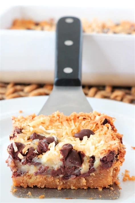 Coconut Chocolate Bars Magic Cookie Bars