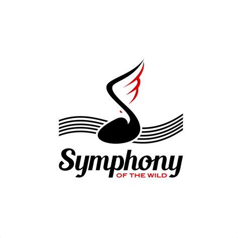 Simple Modern Fun Black Note Music Symphony Logo Design 6018542 Vector