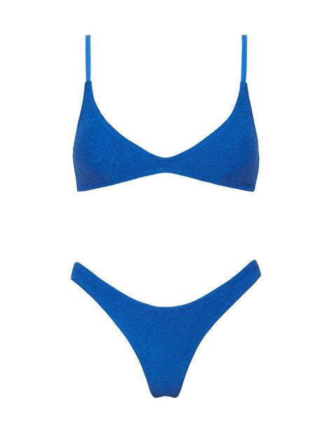 Monki Azami Bra Top De Bikini Blue Azul Zalando Es Artofit