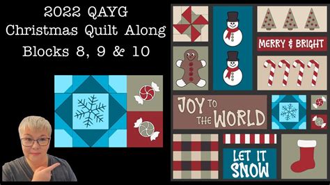 Qayg Christmas Quilt Along Blocks And Free Pattern And