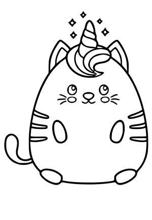 5 Dibujos E Imagenes Gato Unicornio Para Colorear Y Imprimir Gratis