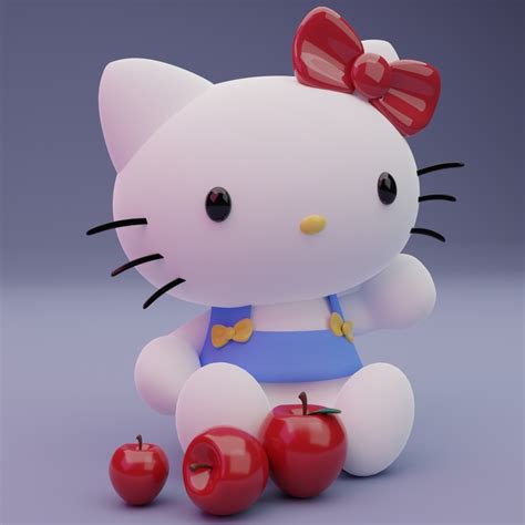 Hello Kitty 3d Model By Pixelion8 Pixelion8 [b394b1d] 46 Off