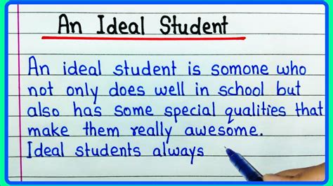 An Ideal Student Essay In English Essay On An Ideal Student An