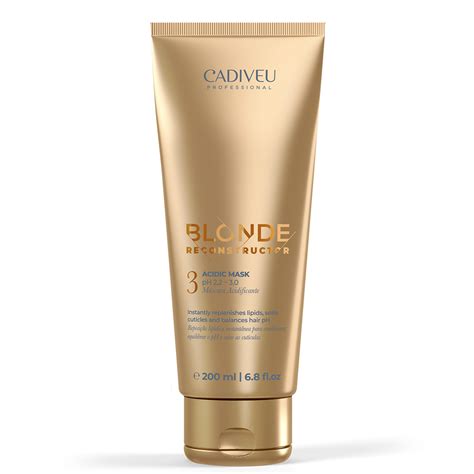 Cadiveu Blonde Reconstructor Ph Dengeleyici Maske Ml Y Ntem Profesyonel