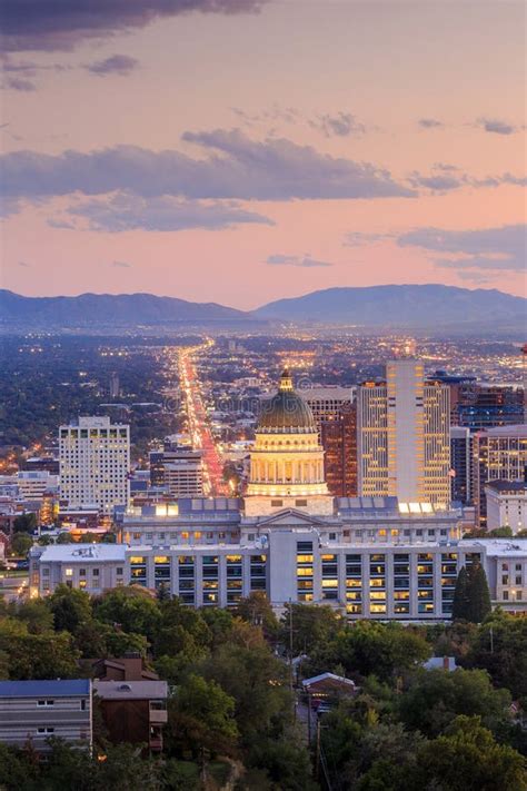 238 Downtown Salt Lake City Utah Night Stock Photos Free And Royalty